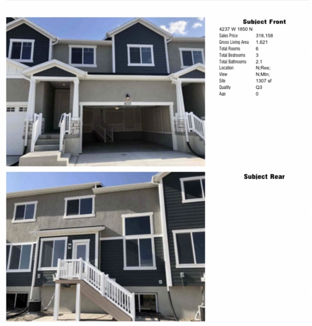 Lehi Townhome: 4237 W 1850 N